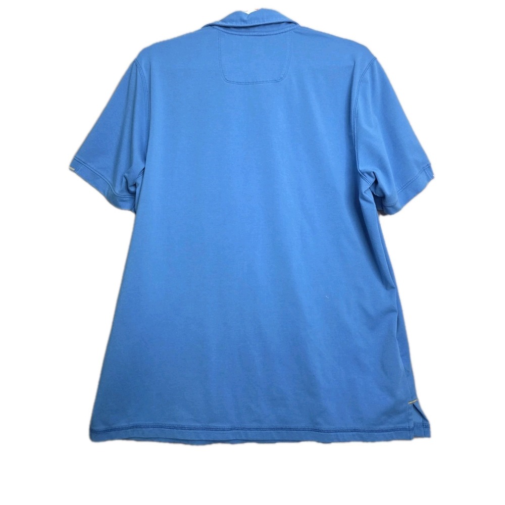 Tommy Bahama Men's Short Sleeve Polo Shirt Regular Fit, Blue Size Small - Picture 2 of 8